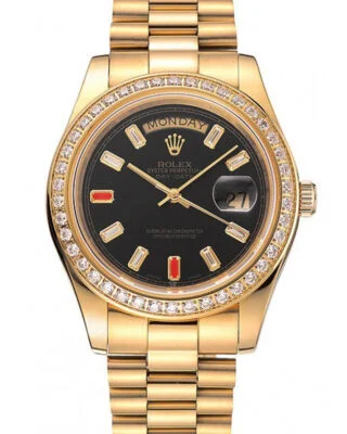 Superclone Day-Date Black Dial 1454101