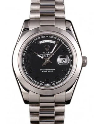 Superclone Day-Date Black Dial 80294