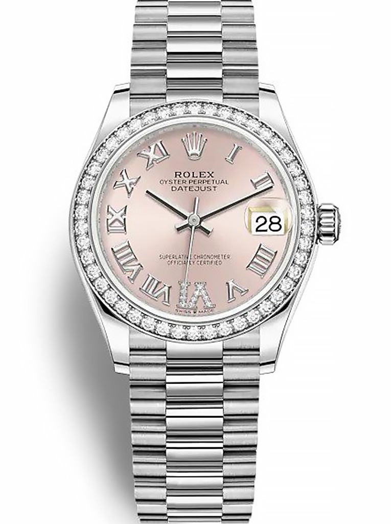 Datejust Pink set with diamonds Dial 278384RBR