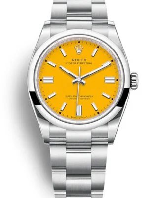 Oyster Perpetual Lady Yellow Dial 126000