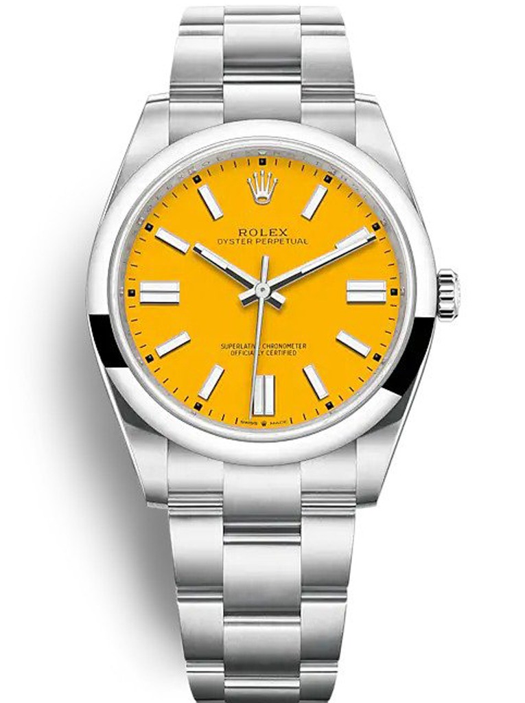 Oyster Perpetual Yellow Dial 124300