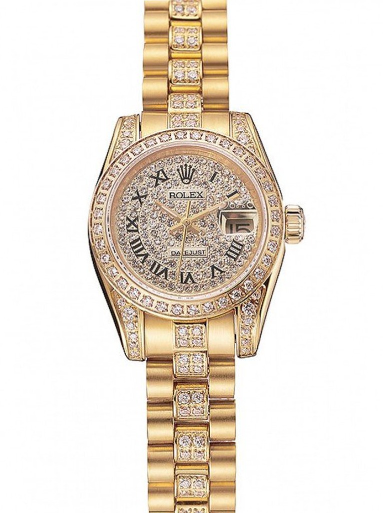 Superclone Datejust Gold Dial 1453955