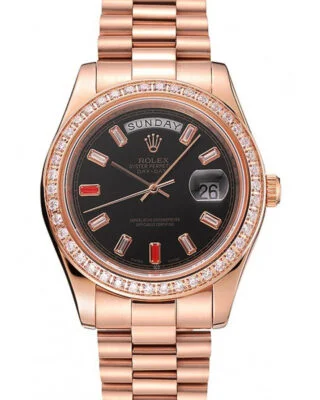 Superclone Day-Date Black Dial 1454102