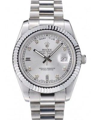Superclone Day-Date Silver Dial 41995