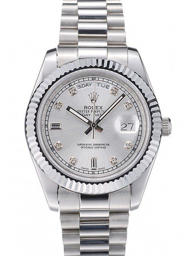 Superclone Day-Date Silver Dial 41995