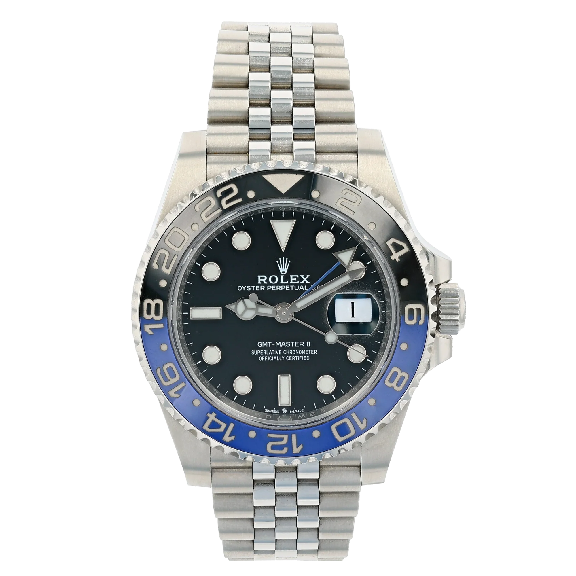 Superclone GMT-Master II Black Dial 126710BLNR "Batgirl"
