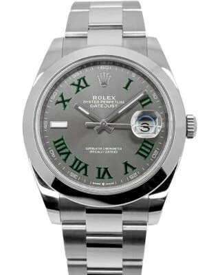 Rolex Datejust Rhodium Dial 126300 “Wimbledon” Oyster 41 mm