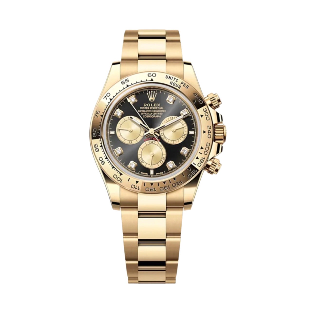 Superclone Daytona Bright black Dial 126508
