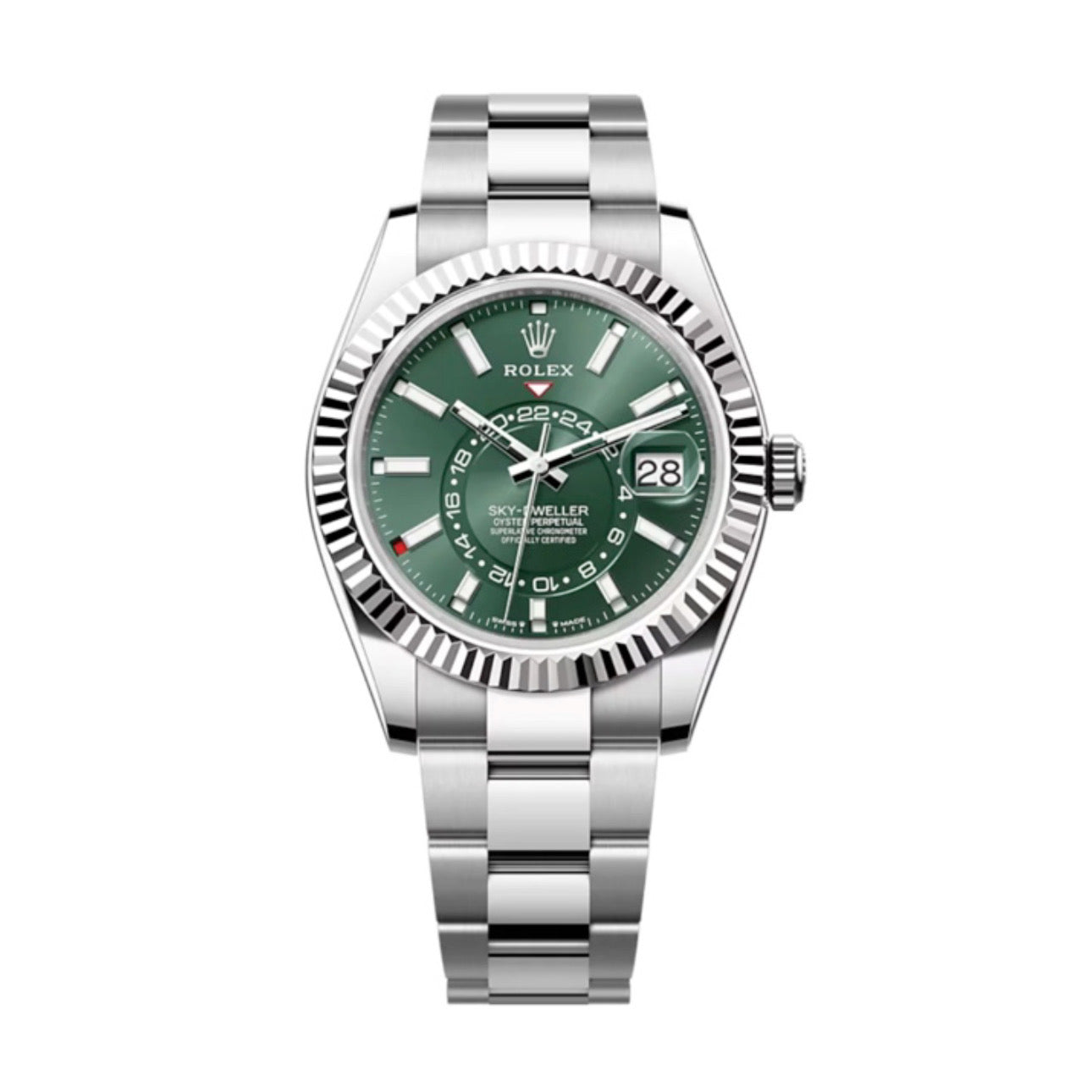 Superclone Sky-Dweller Mint green Dial 336934 Oyster