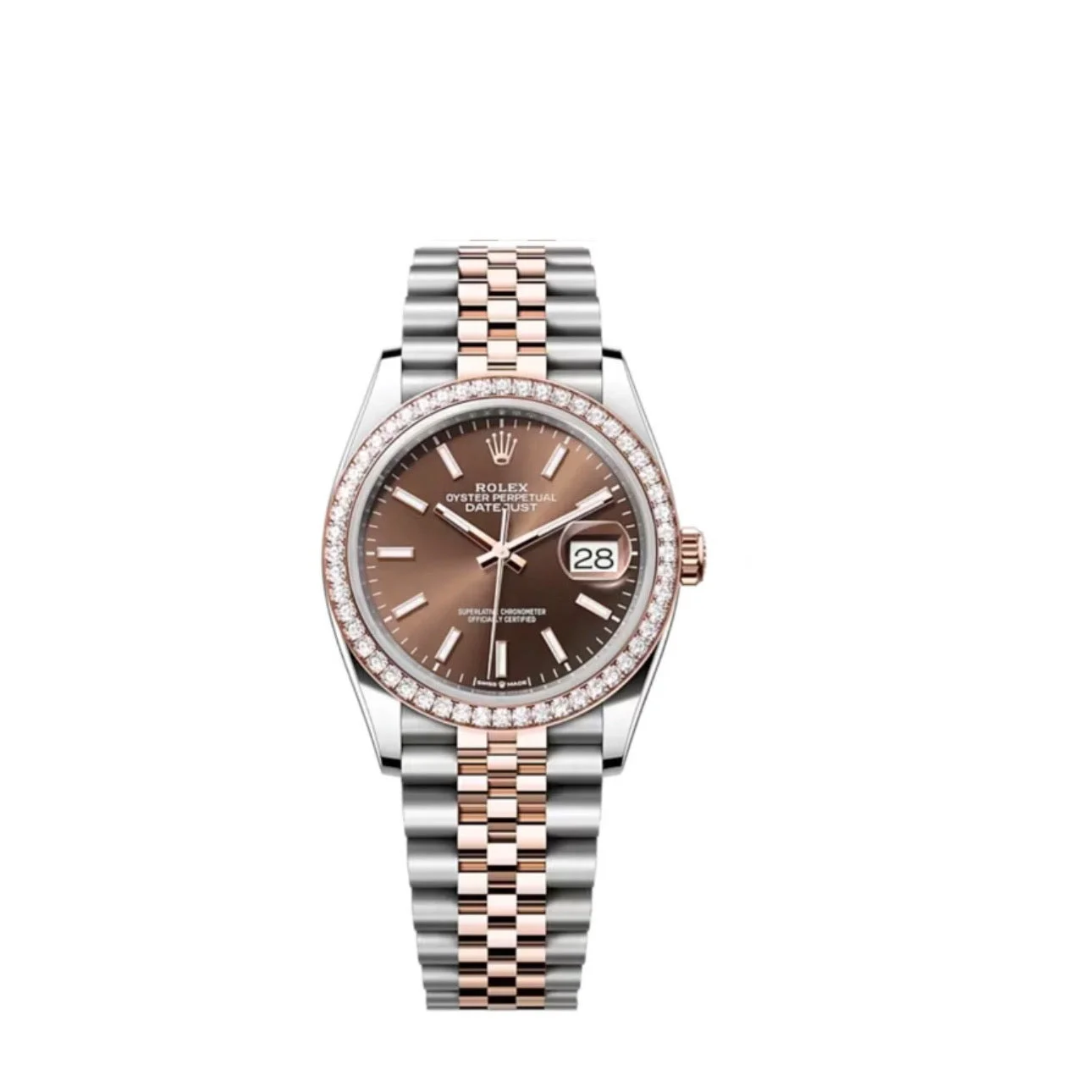 Superclone Datejust Chocolate Dial 126281RBR Jubilee