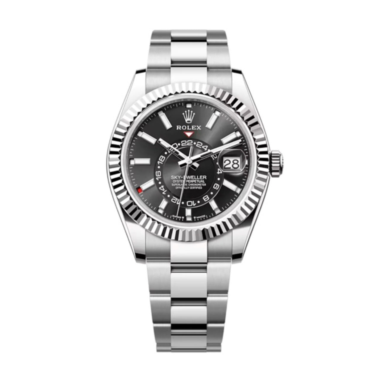 Superclone Sky-Dweller Bright black Dial 336934 Oyster