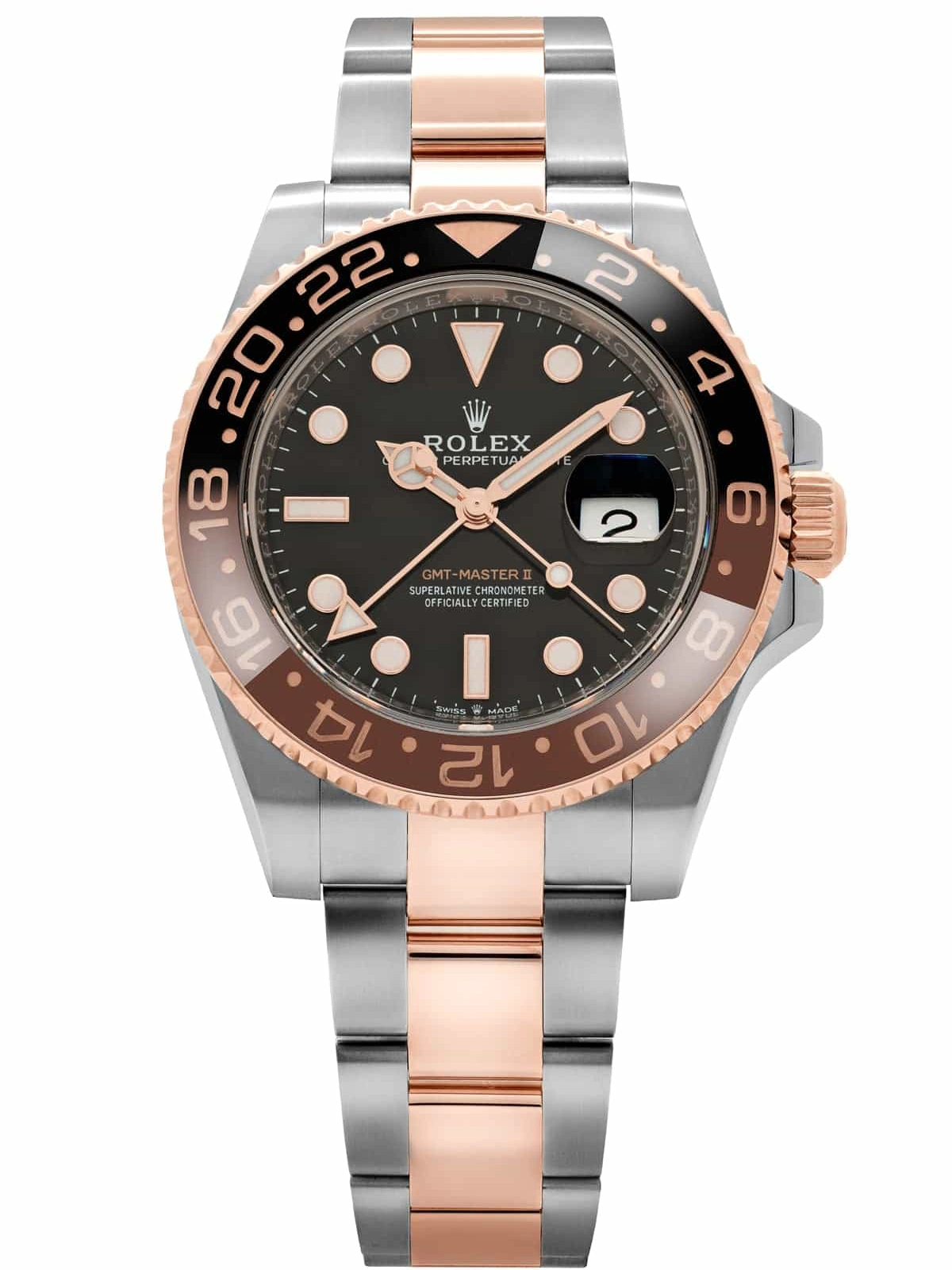 Replica Rolex GMT-Master Black Dial 126711CHNR Root Beer