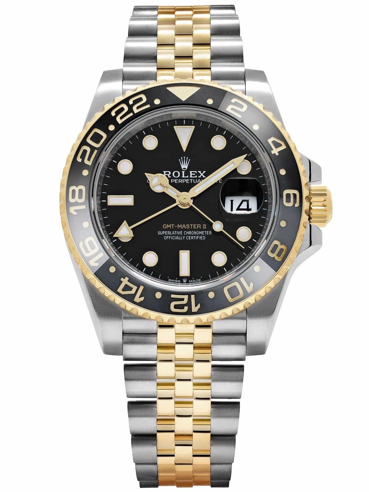 gmt-master-ii-126713grnr-stainless-steel-yellow-gold-black-dial-jubilee