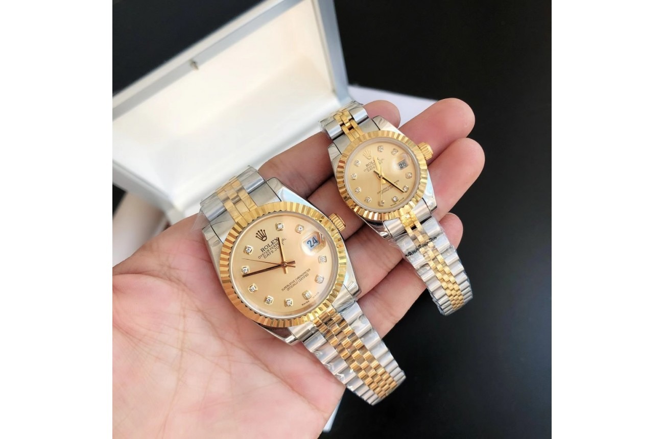 Datejust RG/SS Jub Gold/Dial