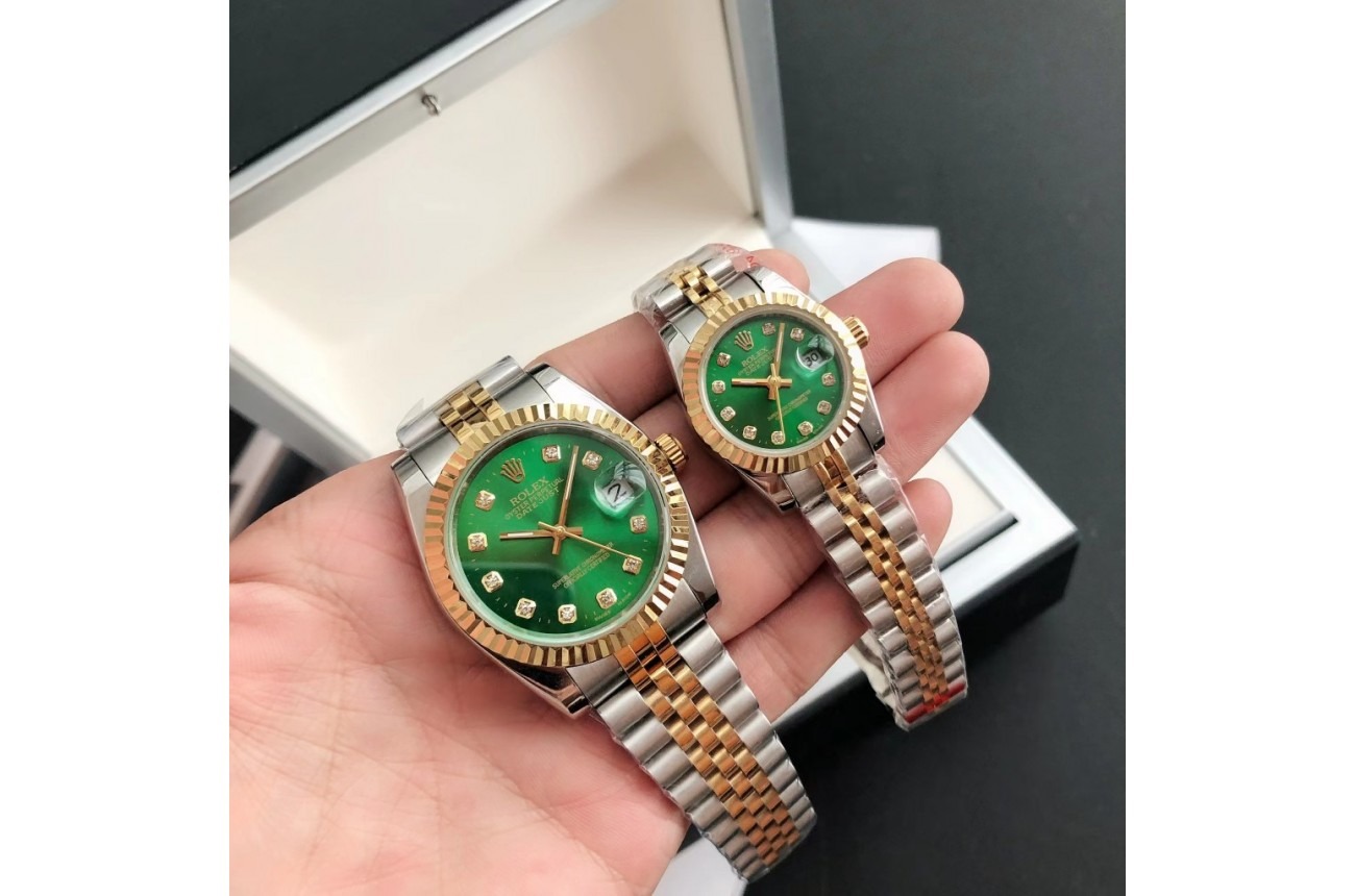 Datejust RG/SS Jub Green/Dial