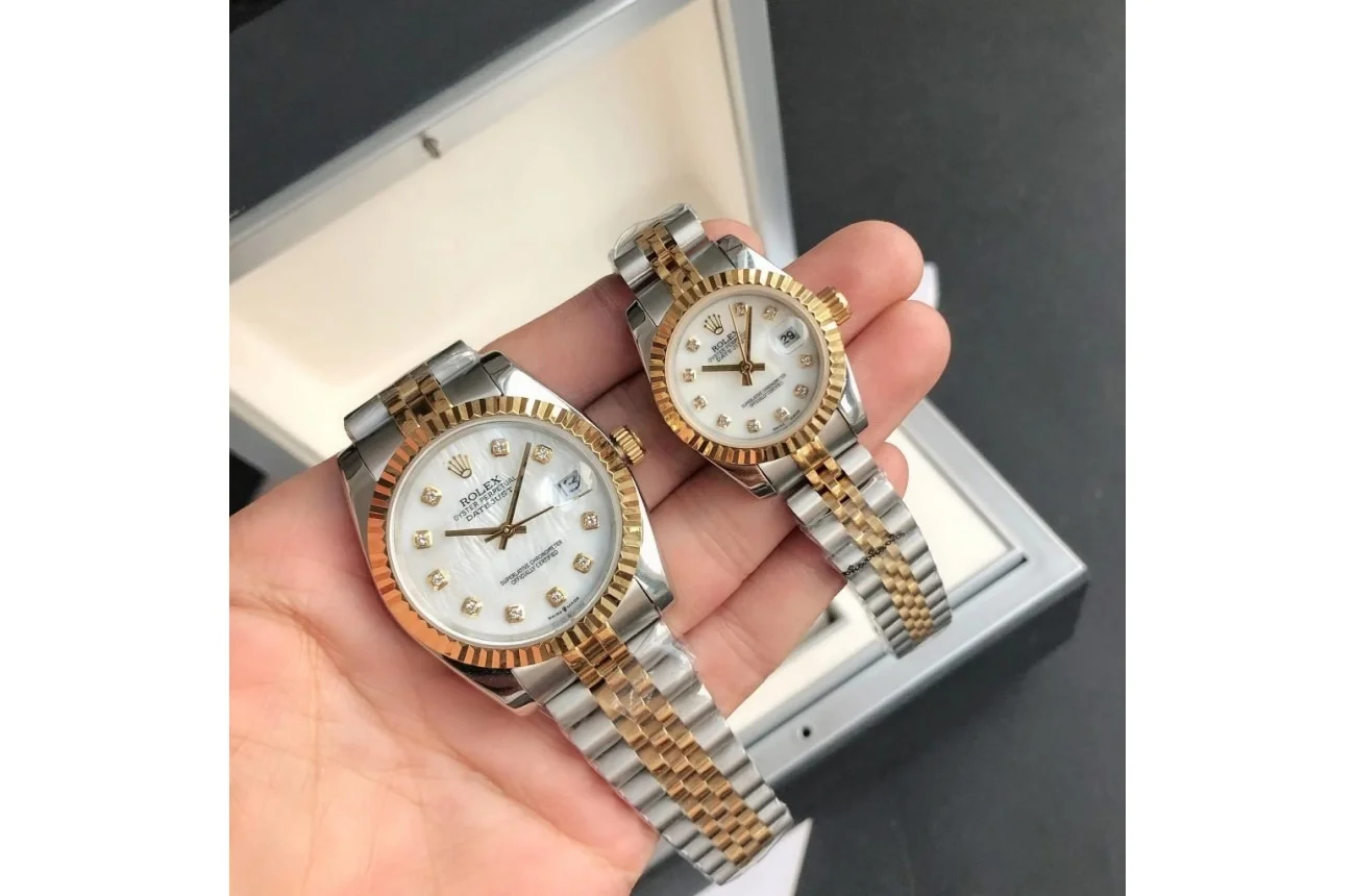 Datejust RG/SS Jub White/Dial