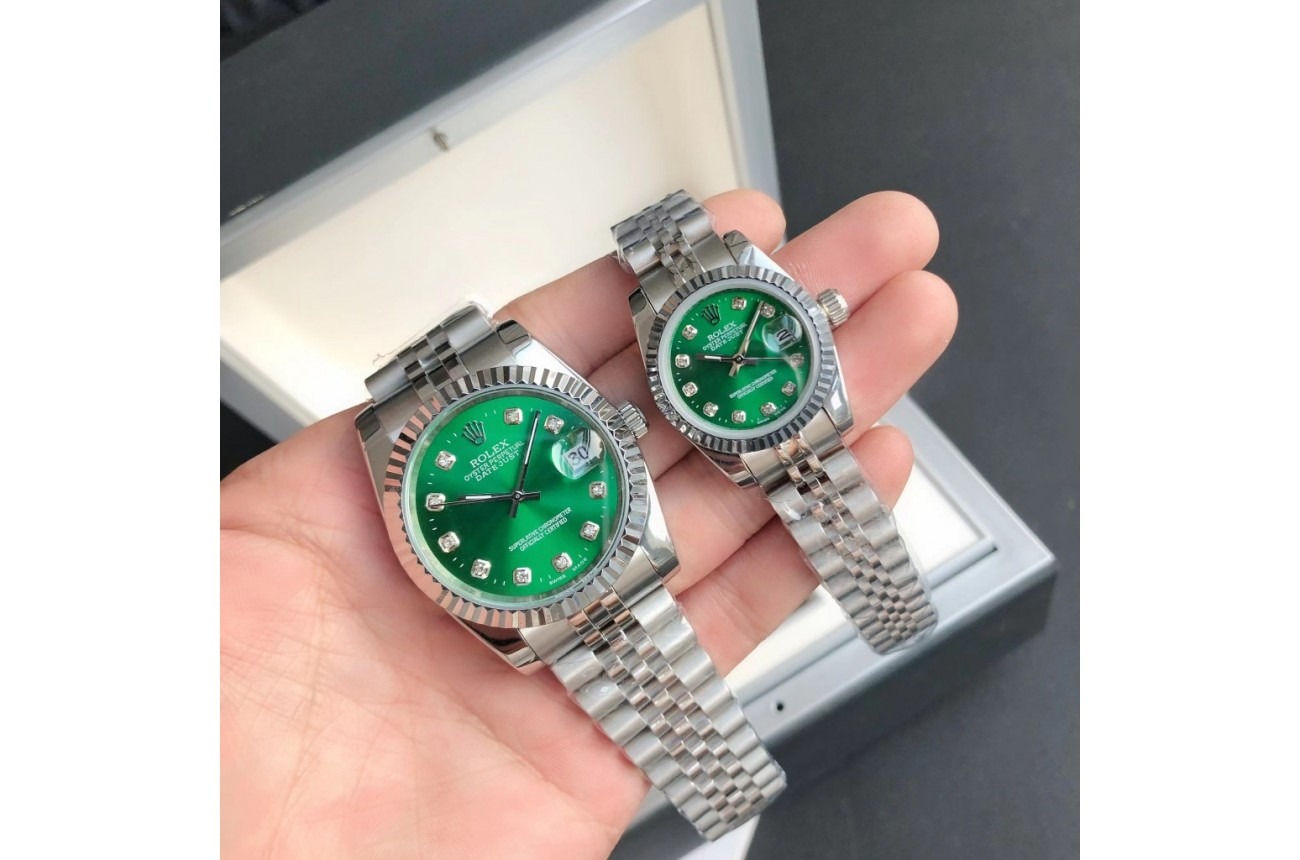 Datejust SS/SS Jub Green/Dia