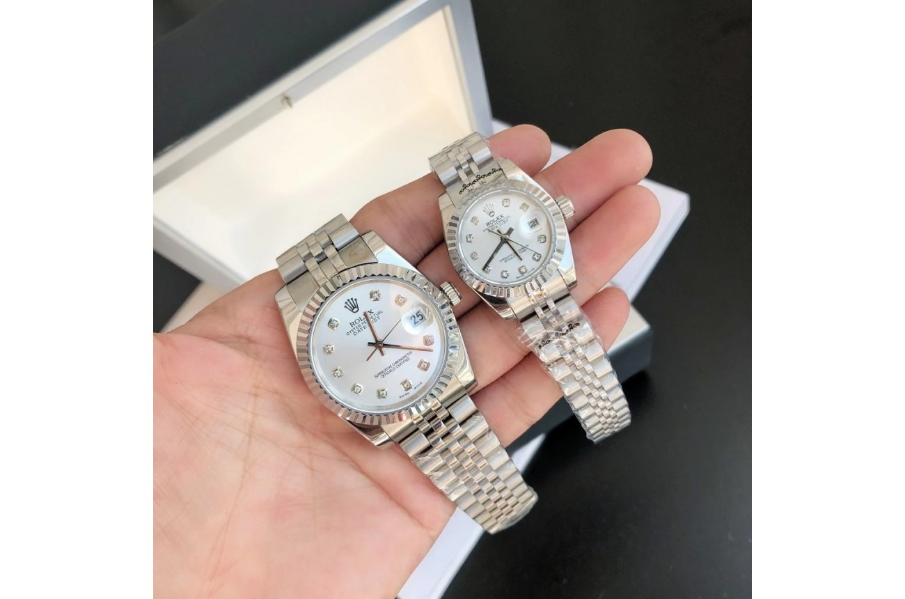 Datejust SS/SS Jub Sliver/Dia