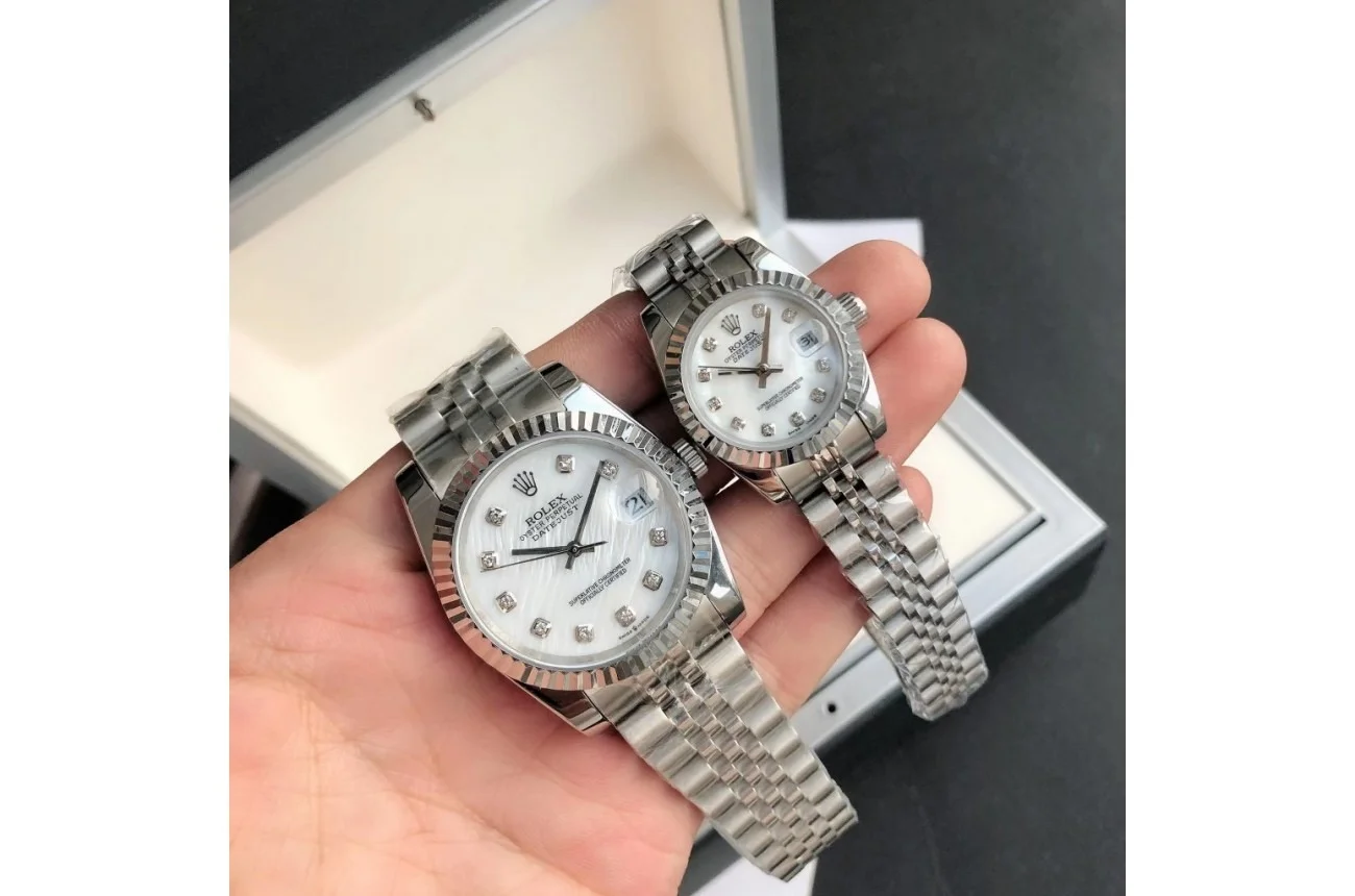 Datejust SS/SS Jub White/Dial