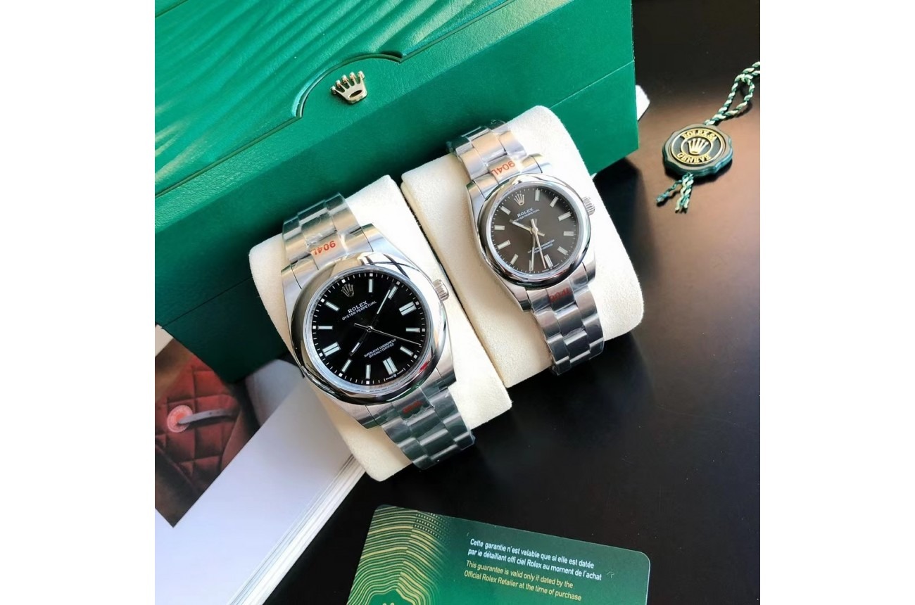 Oyster Perpetual SS/SS Black/Stk