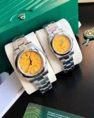 Oyster Perpetual SS/SS Yellow/Stk