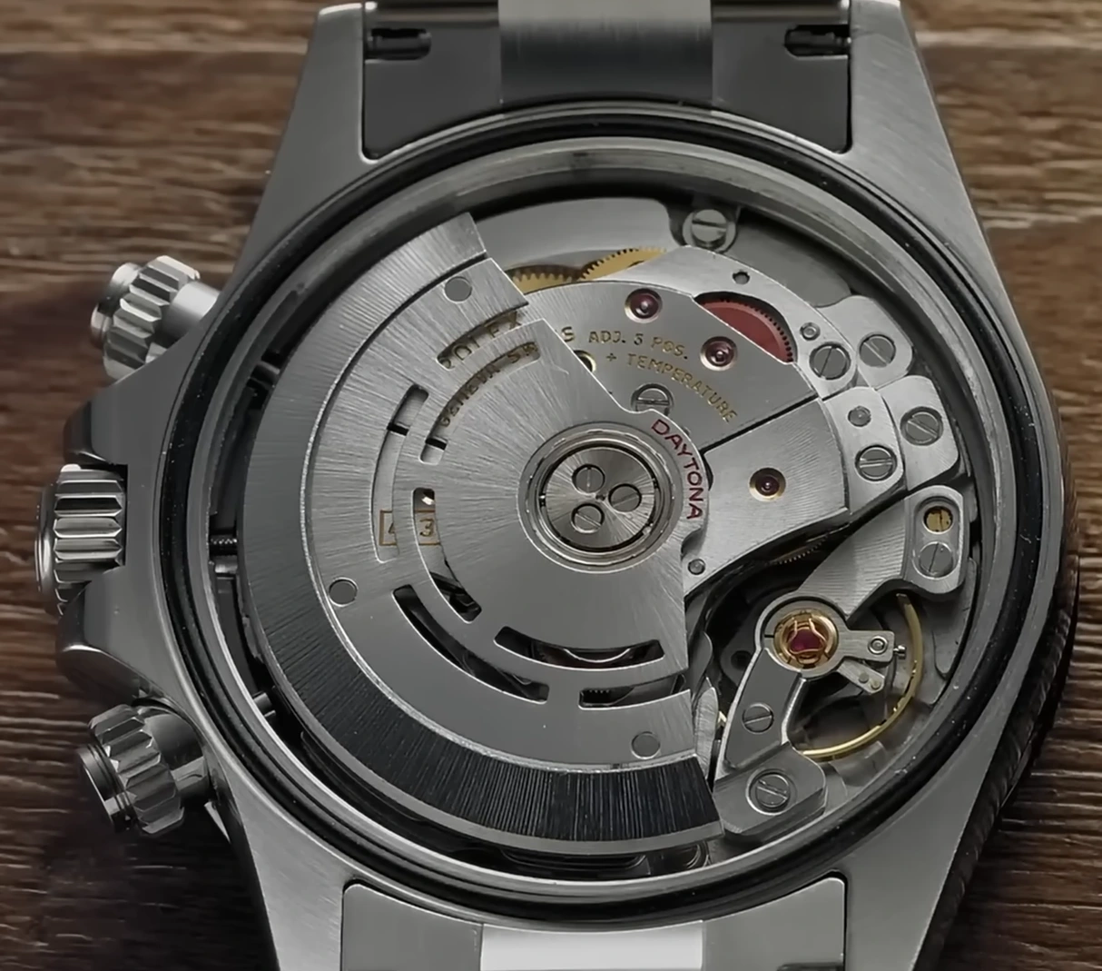 Fake Rolex watch dial close-up for quiz round 2