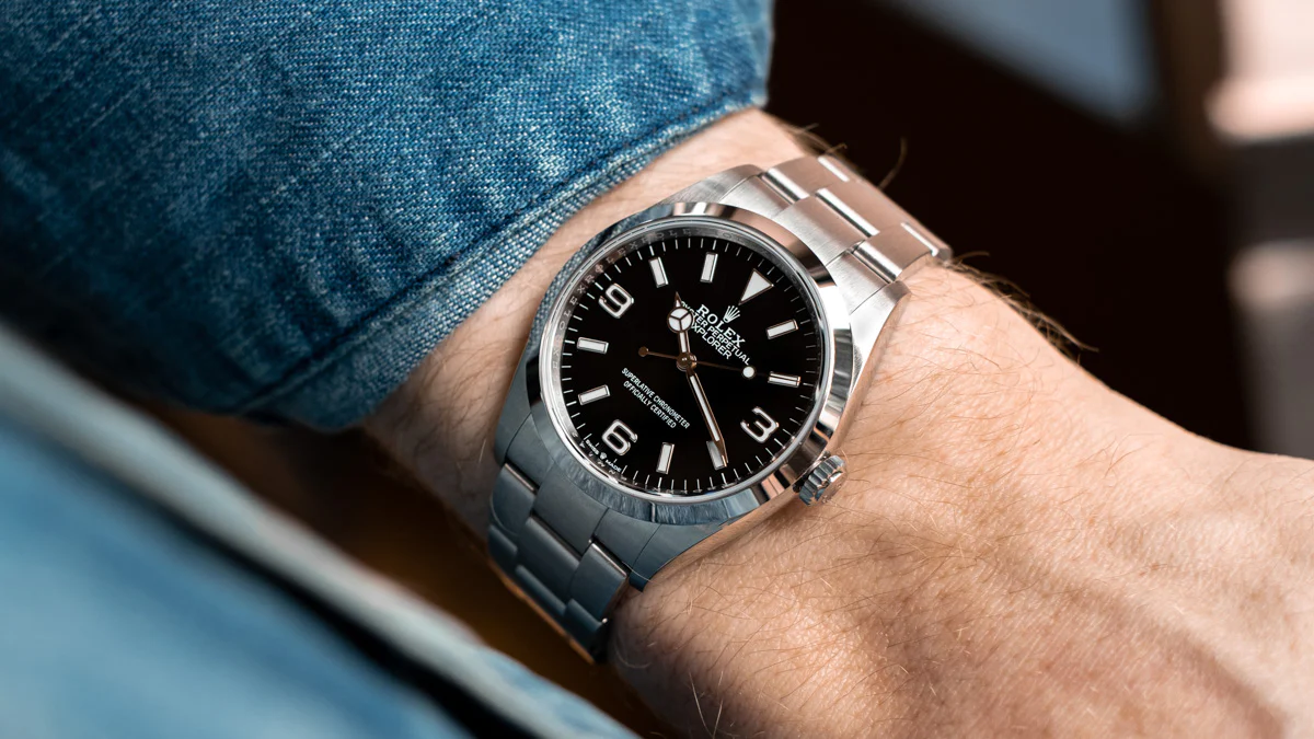 Rolex Explorer 36mm reference 124270 black dial stainless steel