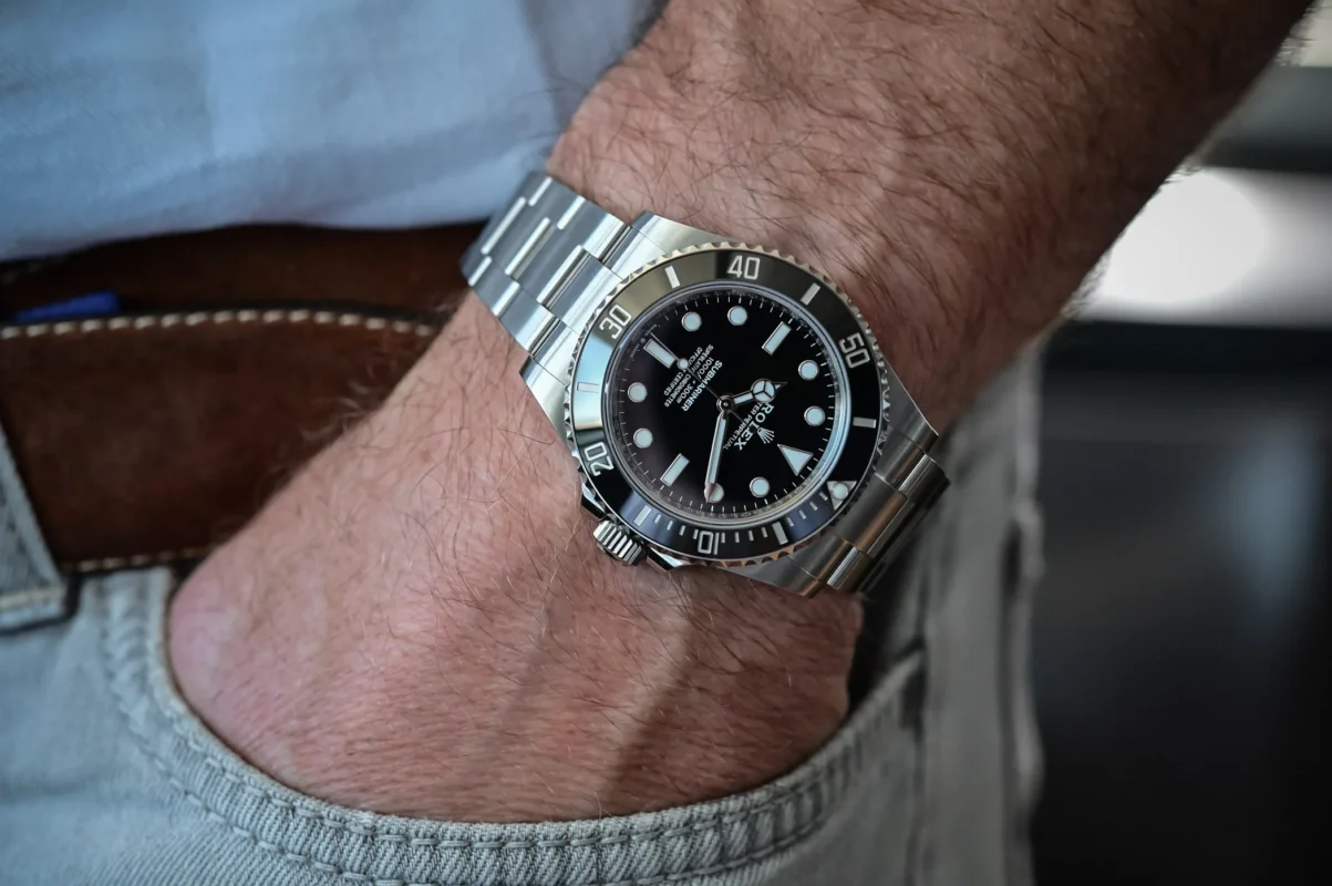 Rolex Submariner 41mm no-date reference 124060 black dial on Oyster bracelet