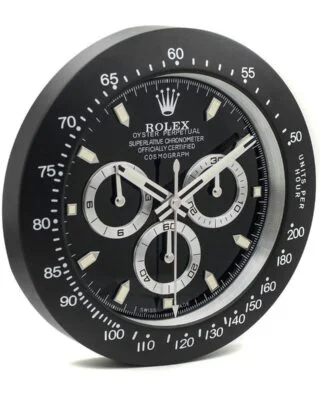 WALL CLOCK – DAYTONA Reverse Panda