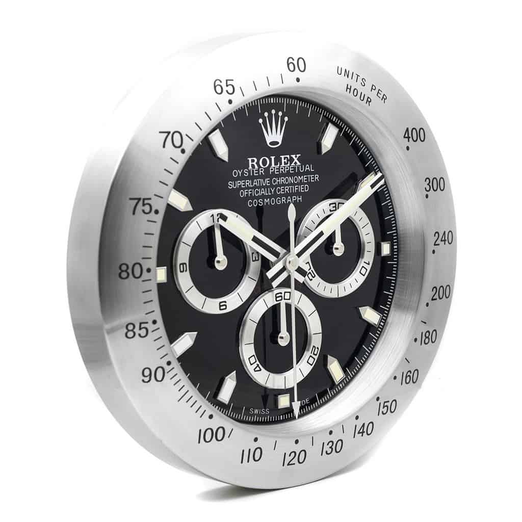 WALL CLOCK – DAYTONA CHRONOGRAPH BLACK