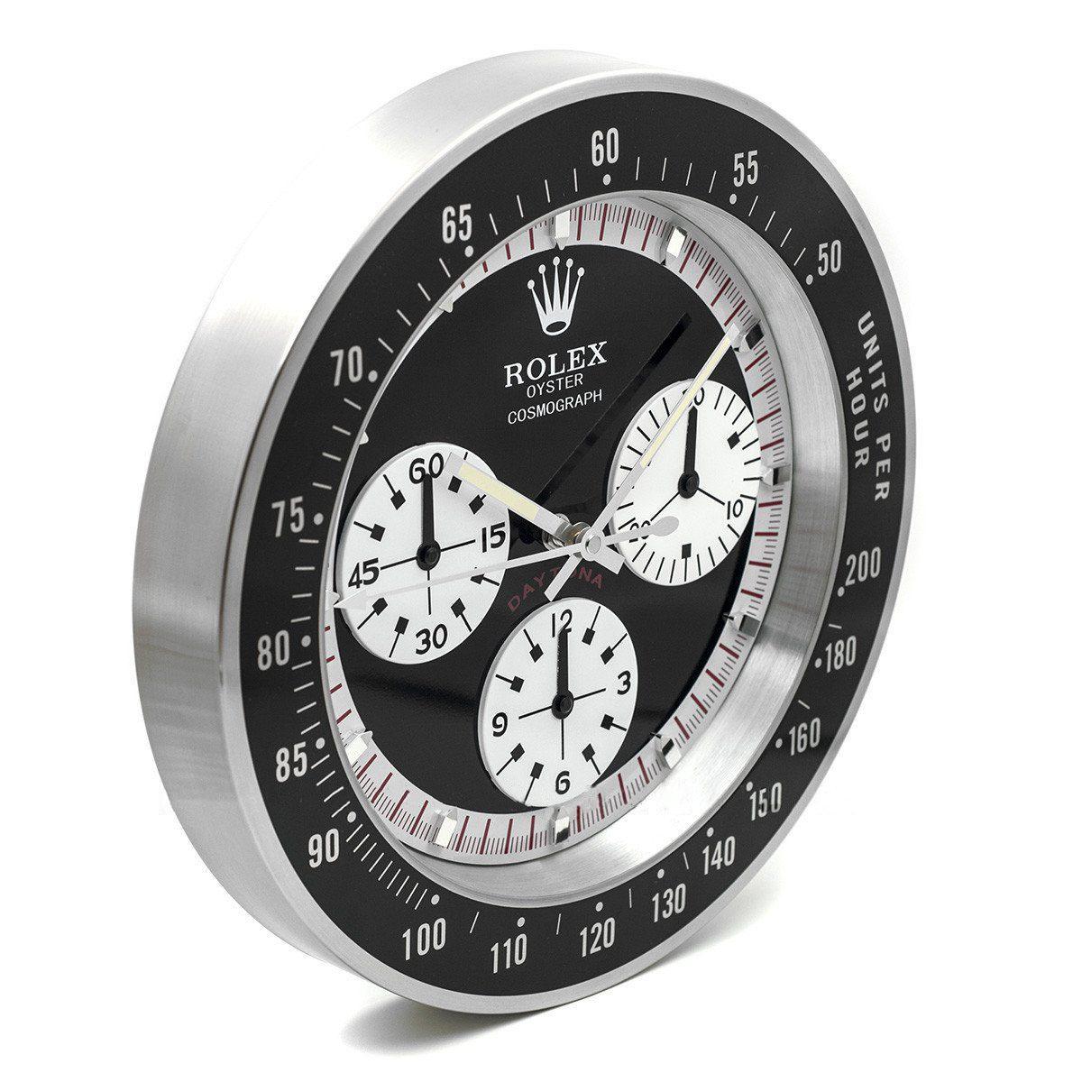 WALL CLOCK – DAYTONA PAUL NEWMAN BLACK