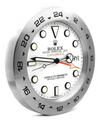 WALL CLOCK – EXPLORER 2 WHITE