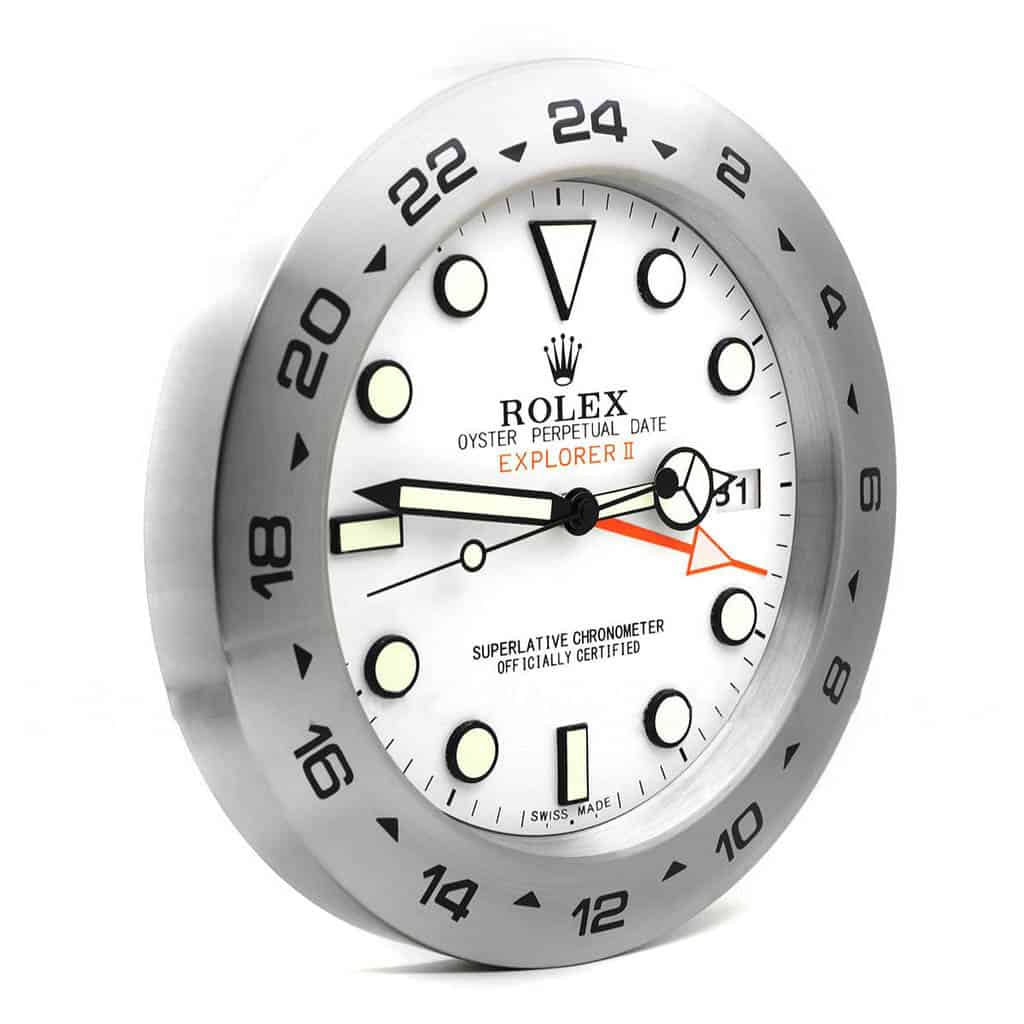 WALL CLOCK – EXPLORER 2 WHITE