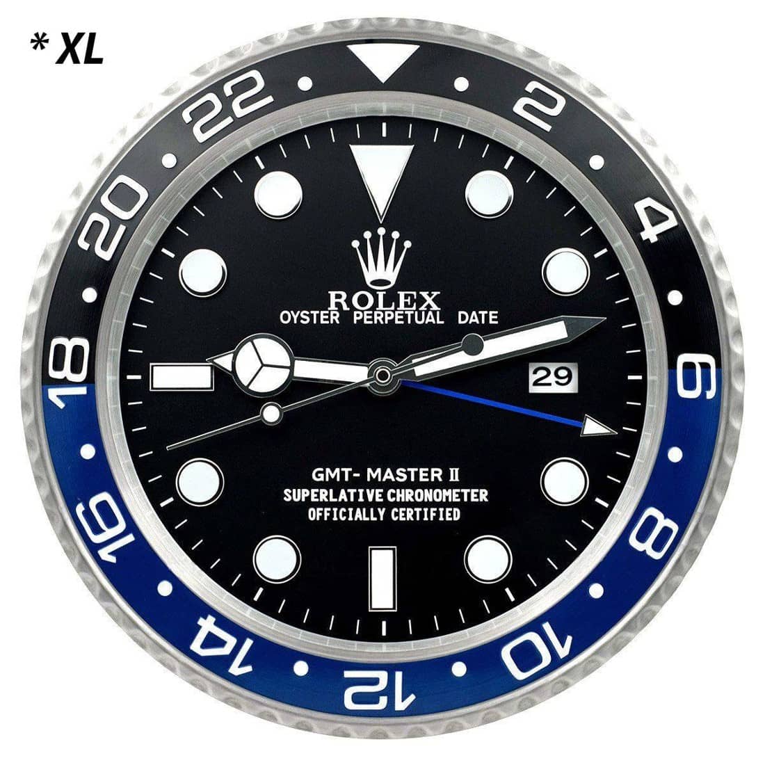 WALL CLOCK – GMT MASTER II BATMAN