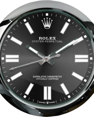 WALL CLOCK – OYSTER PERPETUAL BLACK