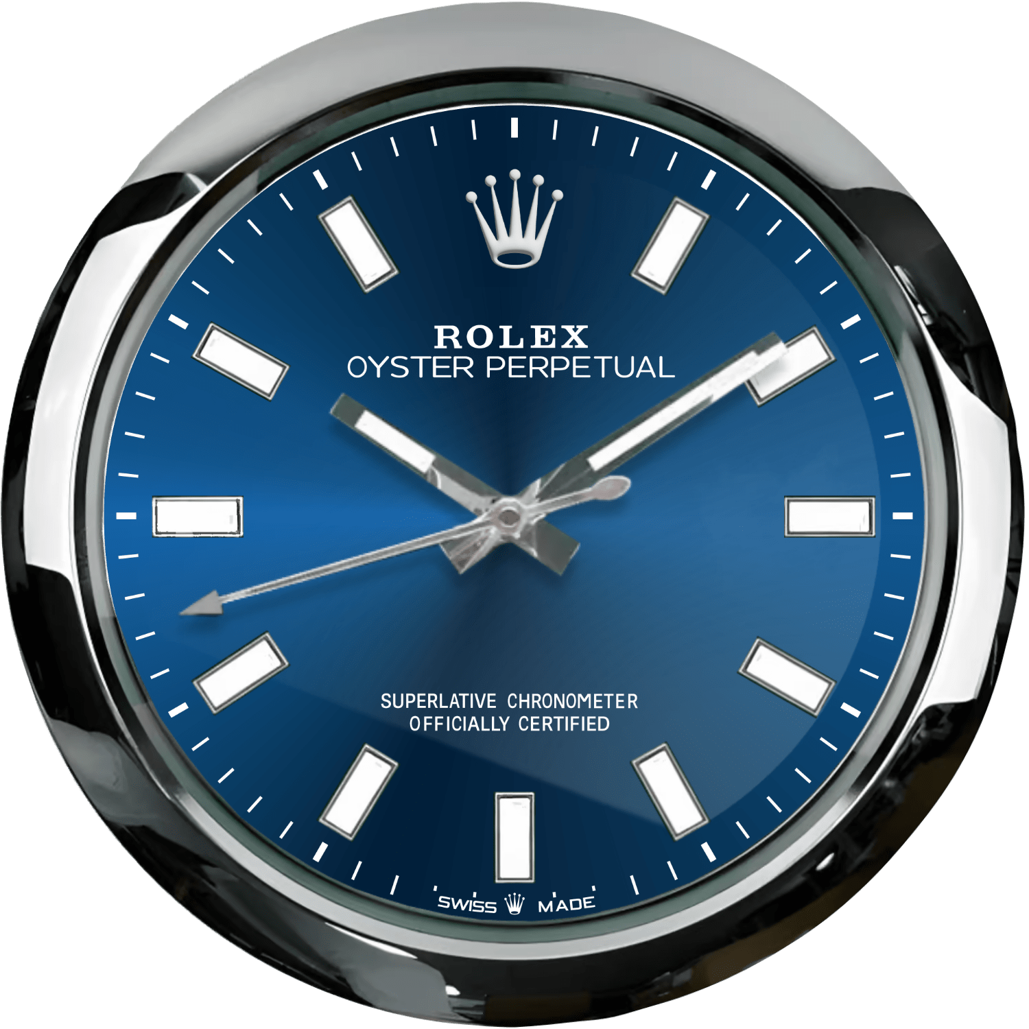 WALL CLOCK – OYSTER PERPETUAL BLUE