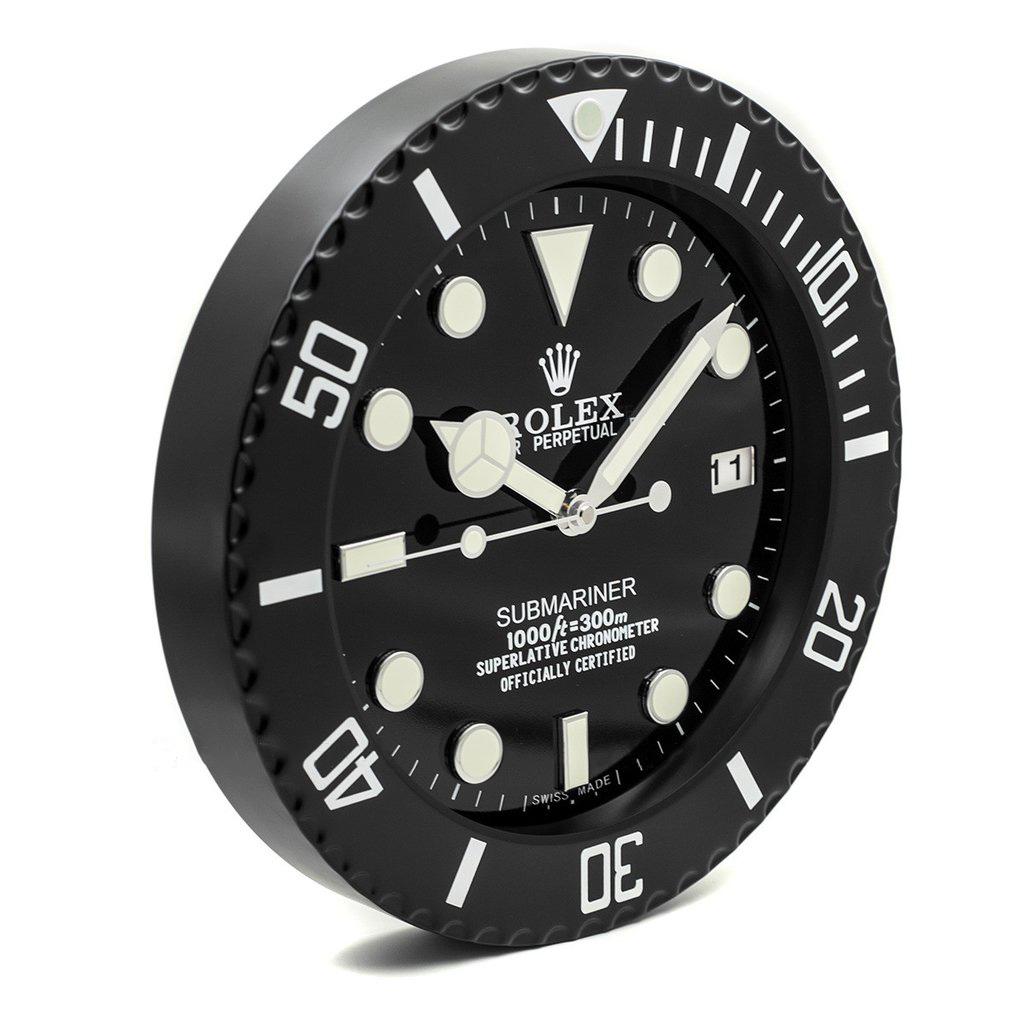 WALL CLOCK – SUBMARINER BLACK