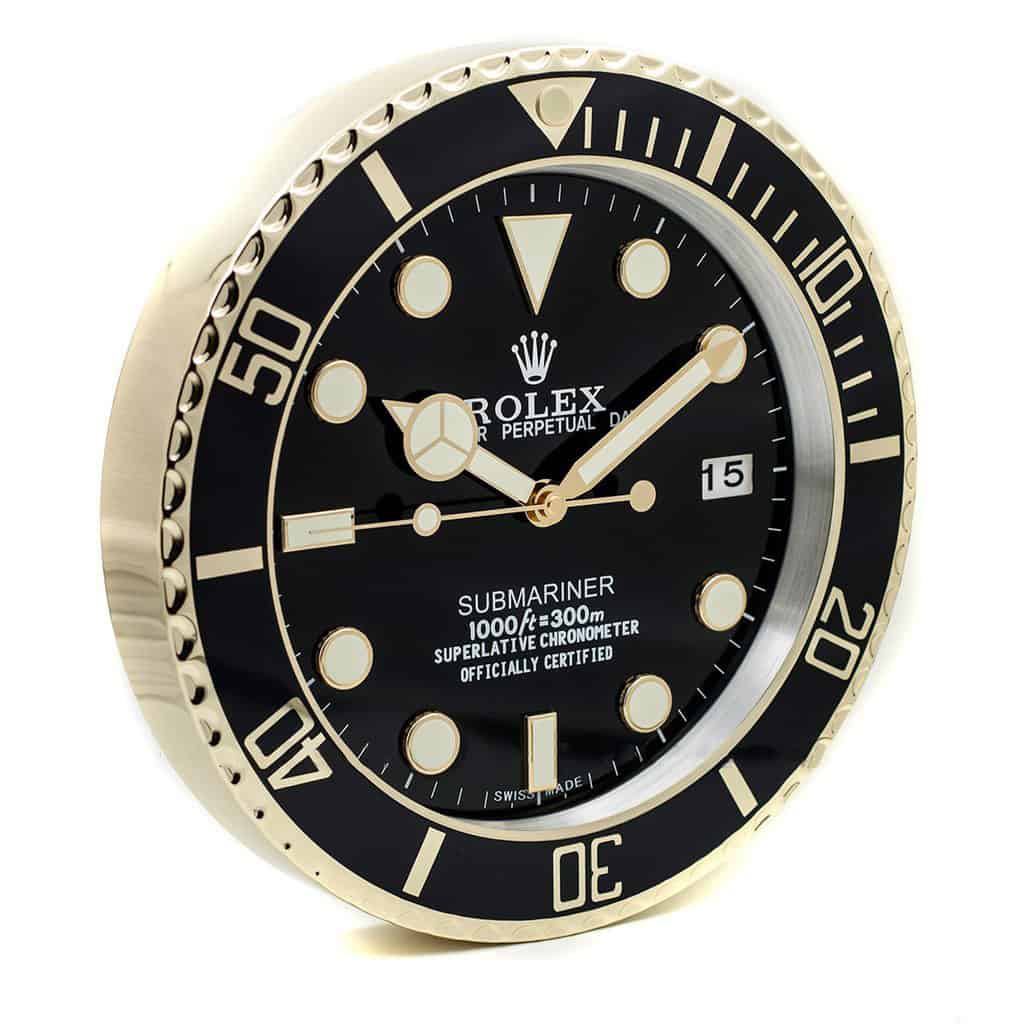 WALL CLOCK – SUBMARINER GOLD