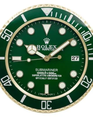 WALL CLOCK – SUBMARINER GREEN GOLD