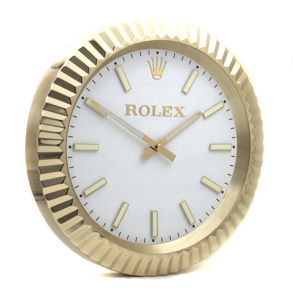 WALL CLOCK – WIMBLEDON OYSTER DATEJUST GOLD