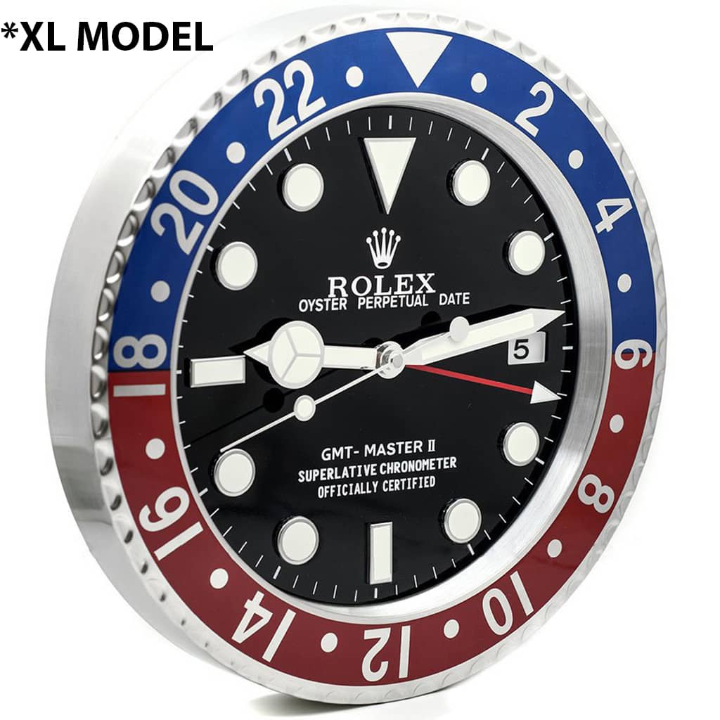 WALL CLOCK – “XL” GMT MASTER II