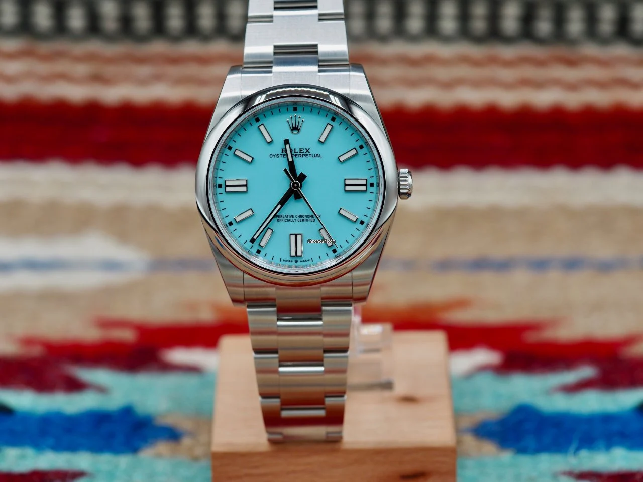 Rolex Tiffany color dial