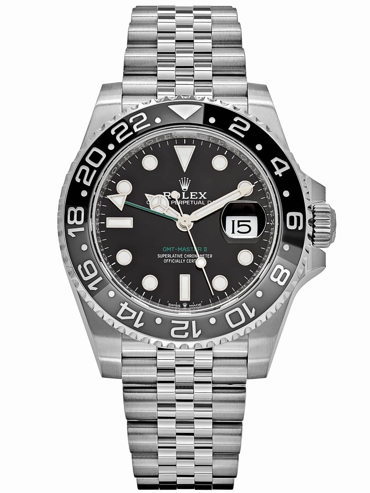Superclone Rolex GMT-Master II 126710GRNR “Bruce Wayne” Jubilee 2024