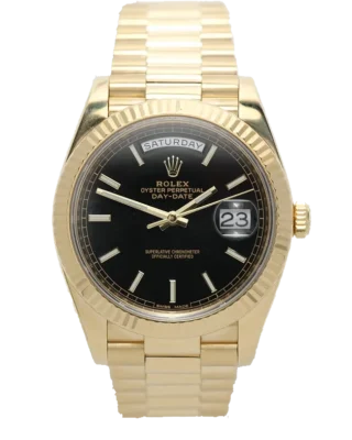 Superclone Day-Date Black Dial 228238
