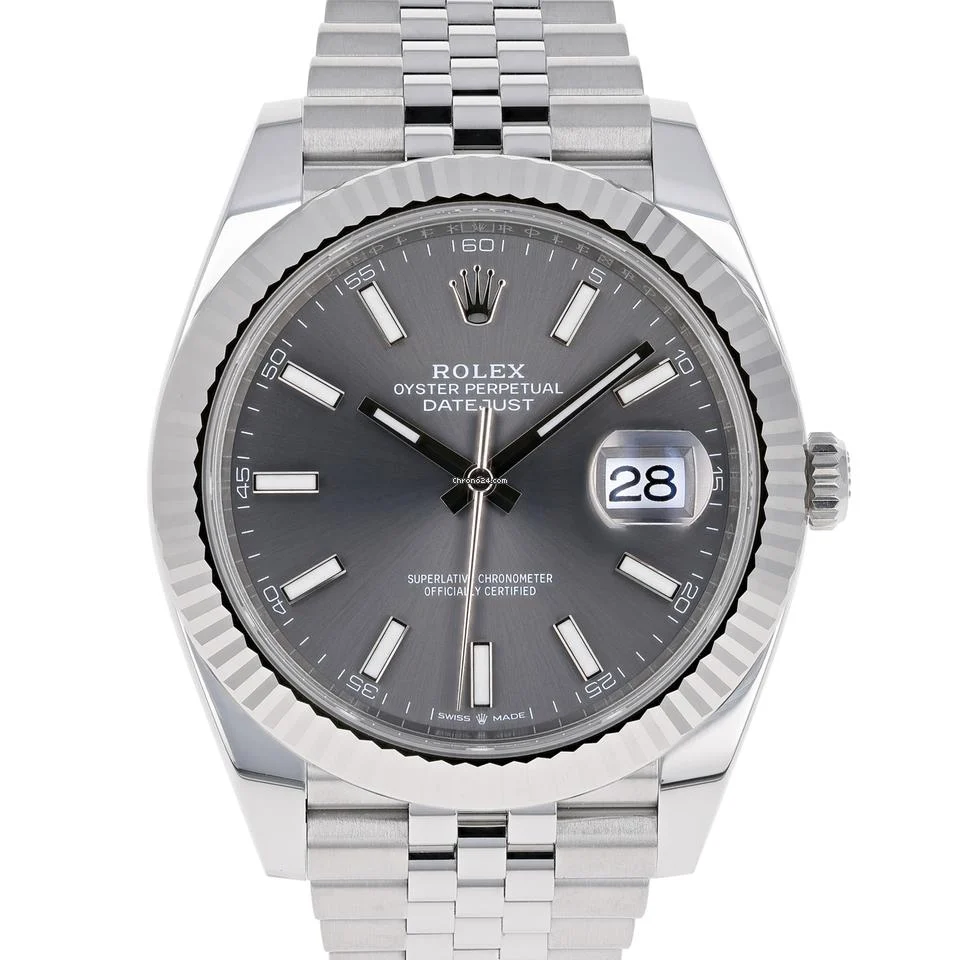 Superclone Datejust Rhodium Dial 126334 Jubilee