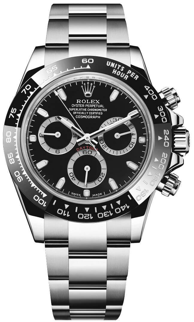 Superclone Daytona "Reverse Panda" Black Dial 116500LN