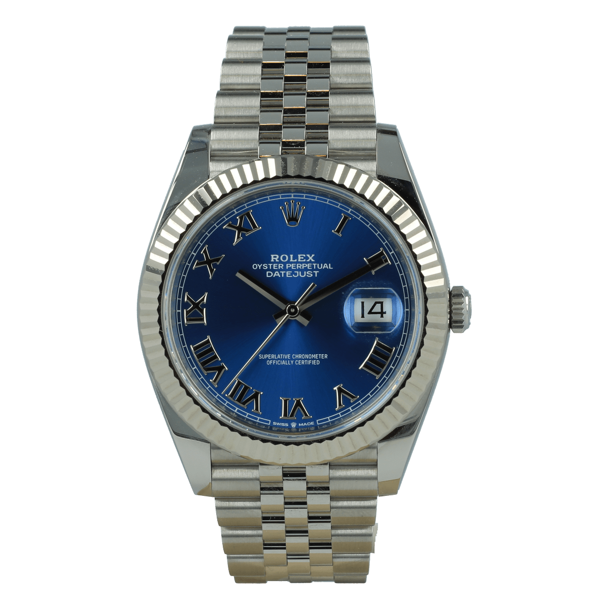 Datejust Blue Dial 126334 Jubilee Roman Dials