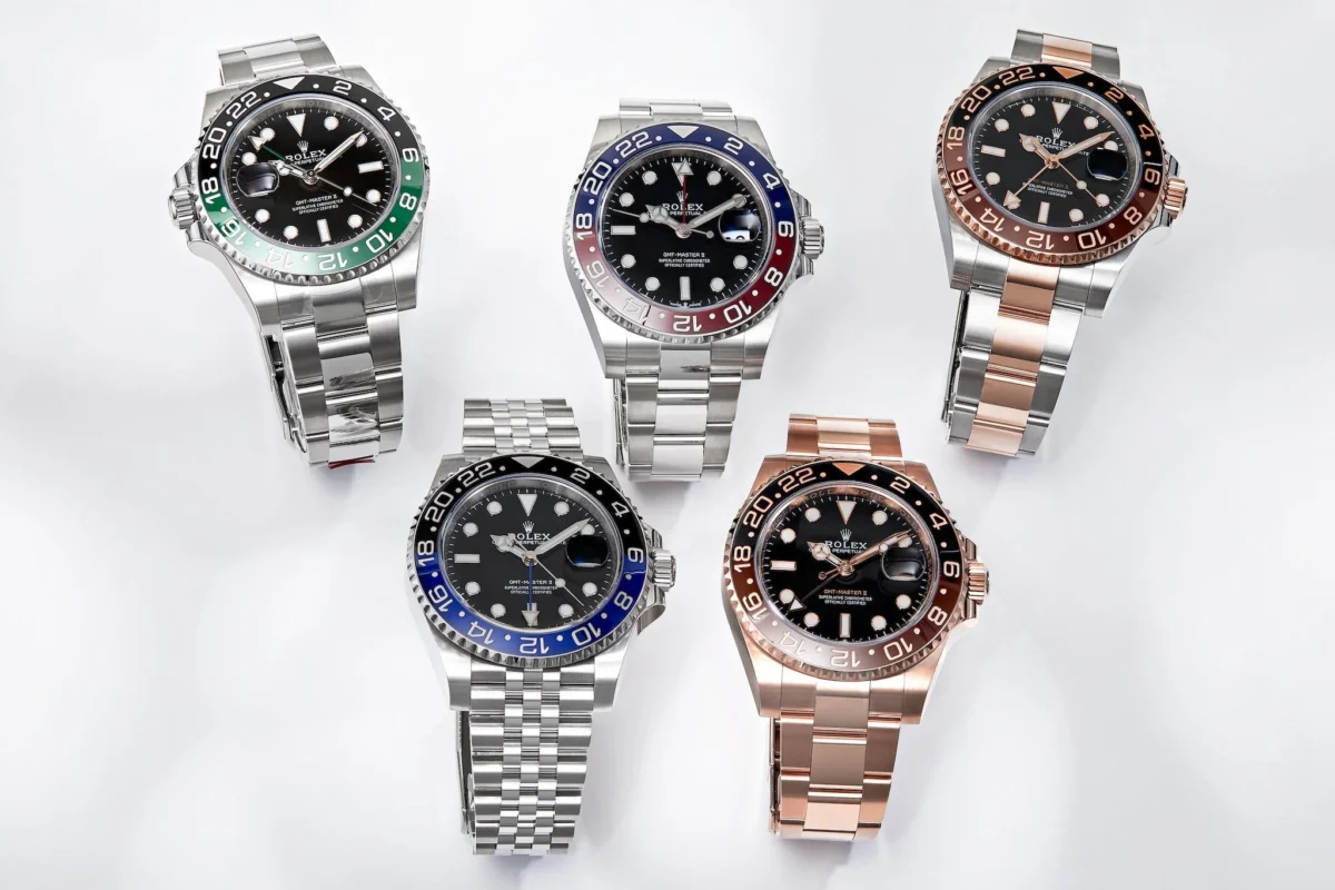 Rolex GMT-Master II Pepsi bezel color options