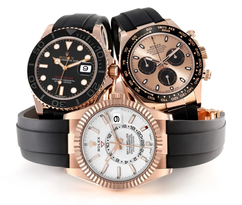 Rolex Daytona and Sky-Dweller luxury statement watches