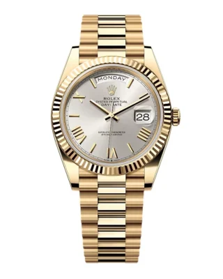 Superclone Rolex Day-Date Silver Dial 228238-0002 40 mm